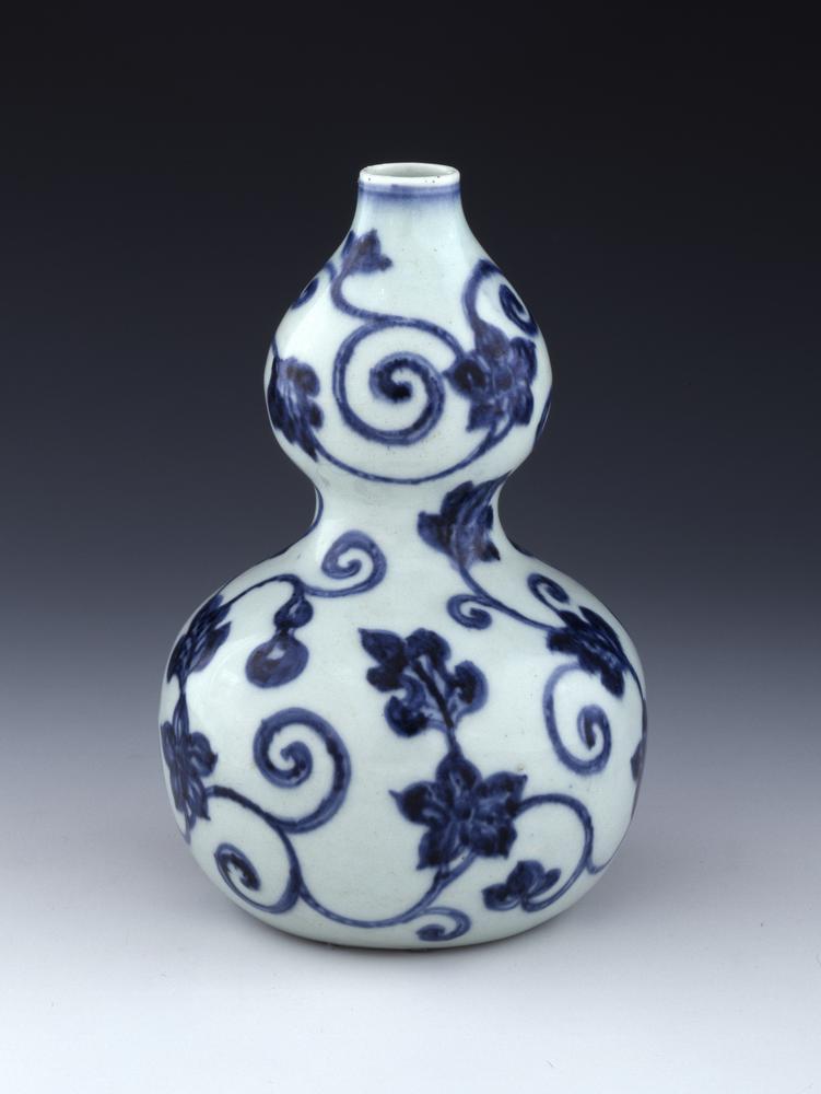 图片[1]-bottle; decorated gourd BM-1967-0715.1-China Archive